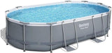 Piscina elevada de acero eléctrico 56448-3 de 488 x 305 x 107 cm&nbsp;
