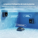 Robot Pool Vacuum Cleaner limpiafondos inalámbrico, Posicionamiento Inteligente
