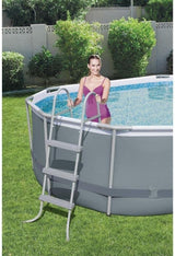 Piscina elevada de acero eléctrico 56448-3 de 488 x 305 x 107 cm&nbsp;