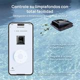 Pro Cordless Robotic limpiafondos inalámbrico, Limpia el Suelo, Las Paredes