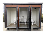 Contenedor Sanitario Tipo Pabellón con Triple Cabina