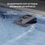 Robotic limpiafondos inalámbrico, Mapeo HybridSense AI, Limpieza Completa 5 en 1