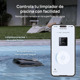 Robotic limpiafondos inalámbrico, Mapeo HybridSense AI, Limpieza Completa 5 en 1
