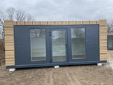 Contenedor de oficina 6x2,83 metros con 2 ventanas