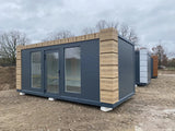 Contenedor de oficina 6x2,83 metros con 2 ventanas