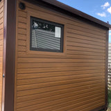 Contenedor de panel sándwich con aseo, 6,00×3,00